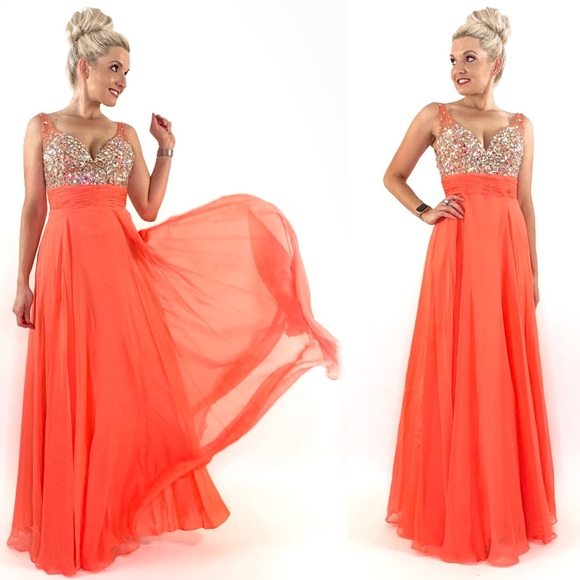 Rhinestone Pageant Prom Dress - Picture 3 of 8